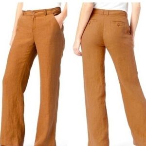 Garnet Hill Classic Linen Trousers